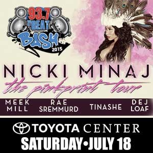 Nicki Minaj Toyota Center Houston