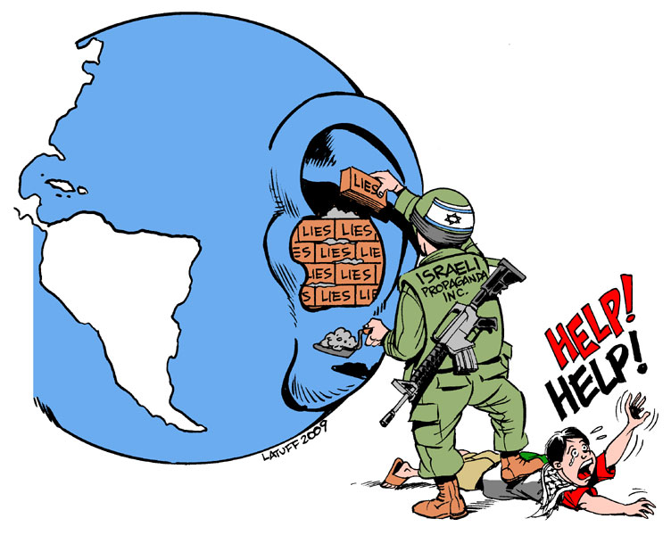 Israel Propaganda Machine by Latuff