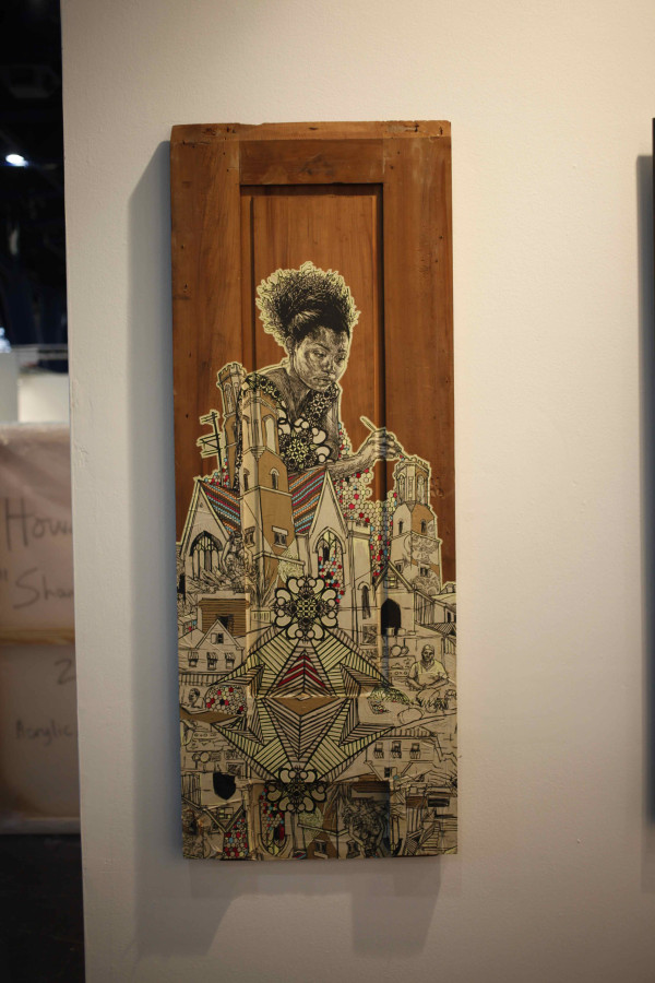 (Title unknown) by Swoon at Damien A. Roman Fine Art (East Hampton)