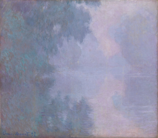 Monet - Morning on the Seine, Giverny