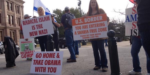 Anti-Muslim Protests at Texas Capitol