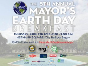 Earth Day sponsored by NRG, Dow, Centerpoint, and TXU???